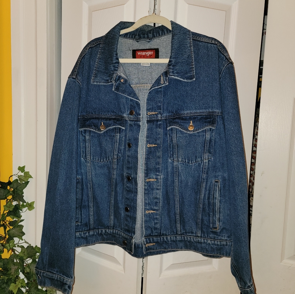 Wranglers hero VINTAGE heavy STURDY Denim Jacket xl men